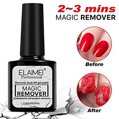Magic Nail Polish Remover - Gel Nail Polish Remover In a Fast Way, Professional Gel Polish Remover Quick and Easy Removes without Hurting Your Nails - Thumbnail 6