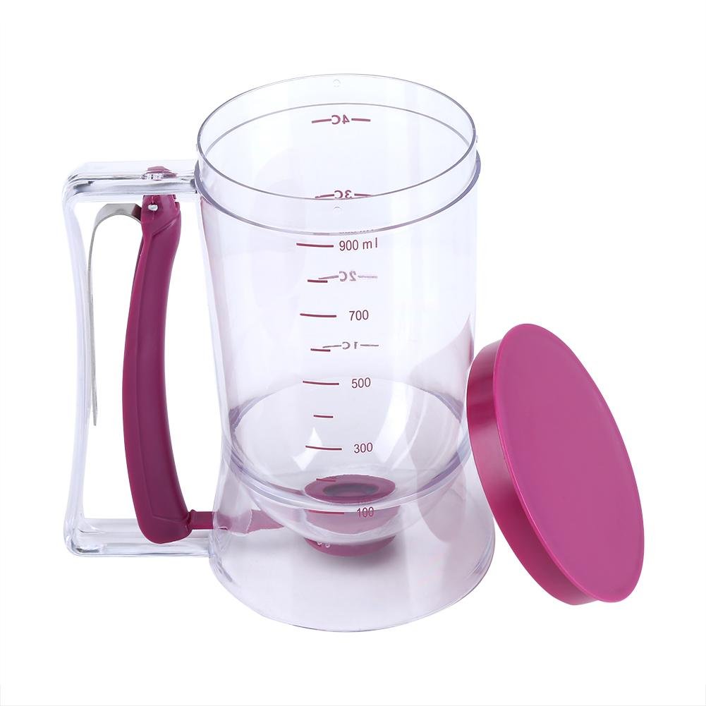 Pancake Mix Dispenser, 900 ml Dough Dispenser Dough Dispenser Measuring Cup Batter Dispenser Pancake Cupcake Batter Perfect Baking Tool
