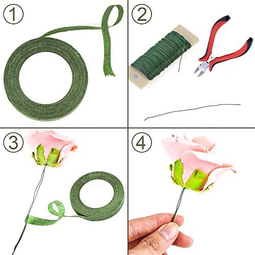 image for Koogel Floral Arrangement Kit Floral Tape Floral Tools Wire Cutter Ste