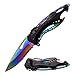 Tactical Speedster Spring Assisted Knife (Ti-Rainbow)