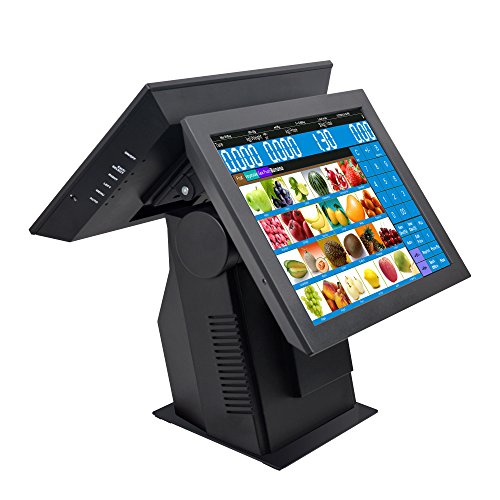 ZHONGJI Manufacturer Direct Selling Customized 15 Inch Touch POS Point of Sales System Cash Register for Fast Food Restaurant and Bars (ZJ-815D)