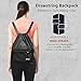HITOP Drawstring Backpack, Waterproof Snow Resistant Lightweight Sport Gym Bag For Men and Women (Black)