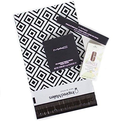 Poly Mailers 6x9 or 10x13 Size Options - Geometric Pattern – Pack of 100 Premium Unpadded Shipping Envelopes (6x9)