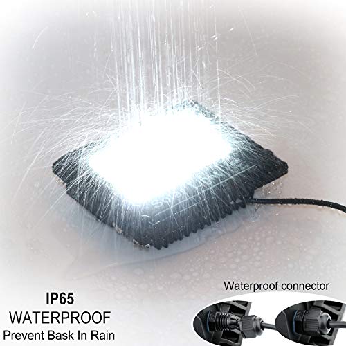 2019 New Version Solar Flood Lights Outdoor Dusk to Dawn, Awanber 800 Lumens 3 Optional Modes LED Remote Control Solar Security Lighting Fixture for Garden, Garage, Pathway, Pool, Deck, Yard, Street