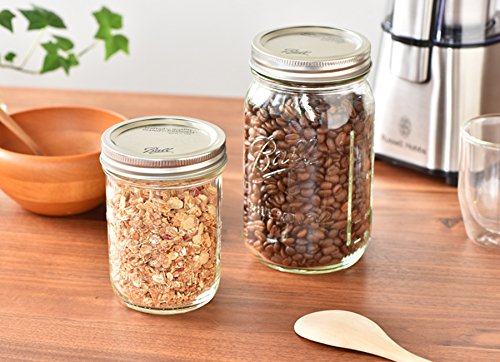 Glass Wide Mouth Mason Jars 16 oz, Bundle with Cloth, Canning, Freezing, Storage & Preserving Jelly / Jam Jars. with Metal Lids and Bands [12 Pack] - Thumbnail 5