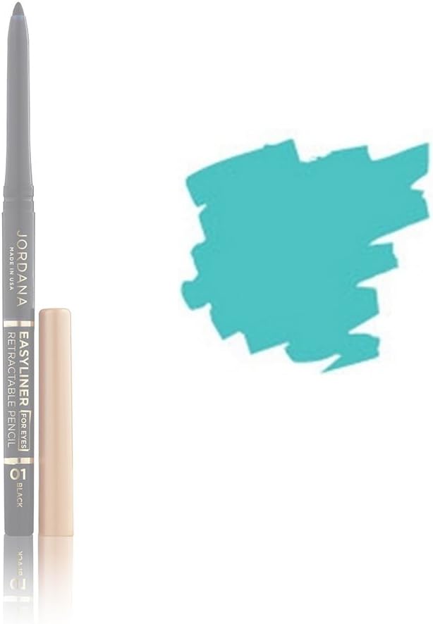 (6 Pack) JORDANA Easyliner For Eyes Retractable Pencil Mint