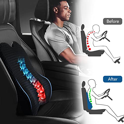Lumbar Support Pillow for Car Office Chair Lumbar Pillow Lower Back