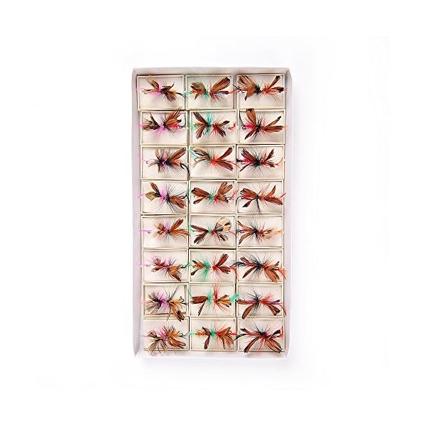 Fiblink-48pcs-Fly-Fishing-Flies-Set-Butterfly-Like-Dry-Flies-Fishing-Lure-for-Bass-Salmon-Trout