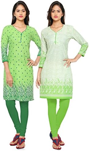 Craftliva Cotton Kurti (128cdkIC11.IC12_Multi-Coloured)