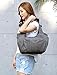 KISS GOLD(TM) Leisure Canvas Tote Shoulder HandBag for Women Crossbody Bag for Women, Grey