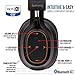 Alpatronix HX101 Bluetooth Wireless Headphones with High Definition, Deep Bass, Noise Isolation, Built-in Mic, Volume & Playback Controls, aptX & CVC 6.0 (Black)