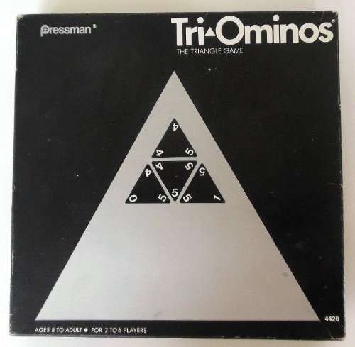 Vintage Pressman 1968 Tri-Ominos The Triangle Game