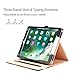 ProCase for iPad 9.7 Inch iPad 6th/5th Generation Case 2018 2017/iPad Air 2/Air 1 Case, Premium Leather Folio Corner Protection Multi-Angle Viewing Stand Cover with Front Pocket Pen Loop -Circles