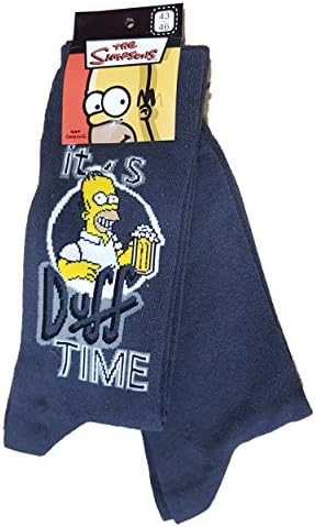 socks Men's Calf Socks 43354 Simpsons gris