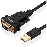 OIKWAN USB to RS232 DB9 Serial Cable Male Converter Adapter with FTDI Chipset for Windows 11,10, 8.1, 8, 7, Vista, XP, 2000, 