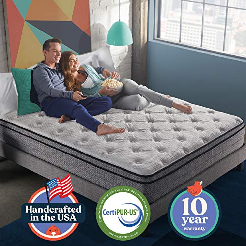 Early Bird Fusion 12 Inch Hybrid Mattress, Queen, Supportive Memory