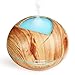 Essential Oil Diffuser,Ultrasonic Humidifier RISEPRO Aroma Diffuser 300ML Humidifiers Aromatherapy Cool Mist Humidifier, Air Purifier, 7 Color LED lights and Timer Settings, Whisper-Quiet DK1701C