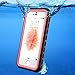 iPhone SE Waterproof Case, Vcloo 6.6ft(2M)iPhone SE/5S Underwater Case, Dust Proof, Drop Proof, Snow Proof, Shockproof, Heavy Duty Protective Carrying Case Cover for iPhone SE,iPhone 5S/5, 4.0