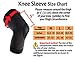 Clever Compression Knee Sleeves (1 Pair) - for Men and Women - Recovery and Support for Running, Yoga, Crossfit, Basketball, Working Out & All Types of Outdoor Activities
