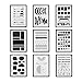 A5 Stencils-Plastic Planner Template for Notebook, Diary, Scrapbooks, Drawing, DIY Painting Craft
