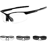 Suertree Photochromic Cycling Glasses Men Women Clear Sports Sunglasses Mountain Bike Riding MTB Bicycle Running Golf