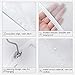 JEFEE Clear Suit Cover Sets for Storage or Travel 47 inch, Hanging Garment Bag and Waterproof with Full Zipper for Suit, Coat, Shirt, Dress, Set of 5
