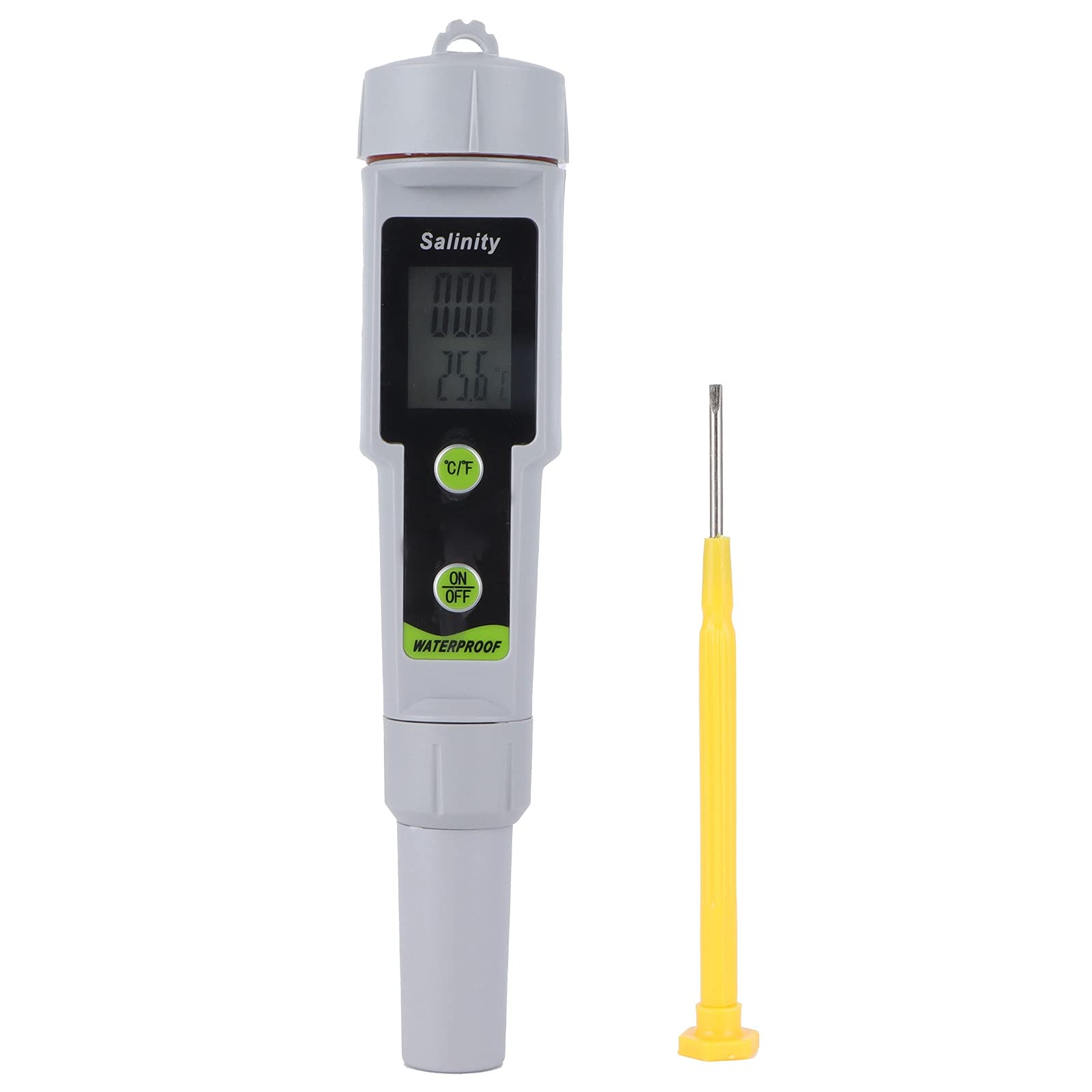 Ejoyous Salinity Meter, Digital Salinity Tester for Salt Water, Digital Pen‑Type Salinity Tester for Seawater Salt Water Swimming Pool Laboratories Fisheries