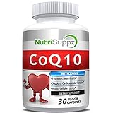 100% Pure CoQ10 200mg (Ubiquinone) Enhanced Formula , Promotes Healthy Heart, Supports Cardiovascular Health, Assists Cellular Energy By NutriSuppz
