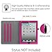 Fintie iPad 2/3/4 Case [Corner Protection] - [Multi-Angle Viewing] Folio Stand Smart Cover with Pocket, Auto Sleep / Wake for Apple iPad 2, iPad 3 & iPad 4th Gen Retina Display, Magenta