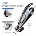 Car Vacuum Cleaner,KOMEX 12V 100W Portable Handheld Auto Car Vacuum for Car Of 4.0 Kpa Strong Suction Wet&Dry Multifunctional With With 360 Degree Cyclonic Design 4M Power Cord14FT(4.2M) Power Cord