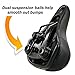 Fanzbike Soft Cushion Bicycle Bike Saddle for Women - Comfortable Bike Seat - Night Riding and Moutain Outdoor Cycling - Comfort for Cruiser