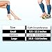 Compression Calf Sleeves Perfect for Men or Women Looking To Boost Circulation and Aid Faster Recovery. Helps Shin Splints (Pack of 2) Large