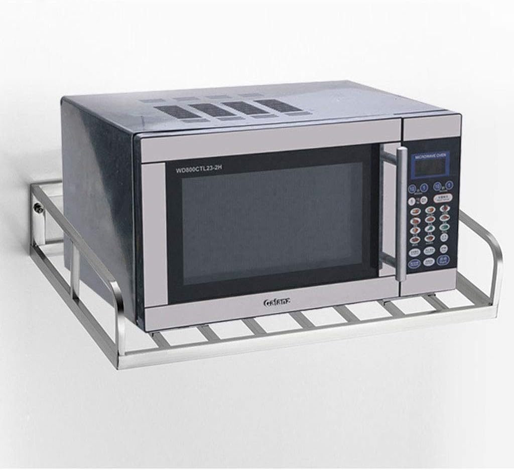 Microwave Oven Bracket Microwave Shelf Single Layer Rack Stainless Steel Wall Mounted Storage Rack Kitchen Shelf Microwave Rack 55 38 10cm Amazon Co Uk Kitchen Home