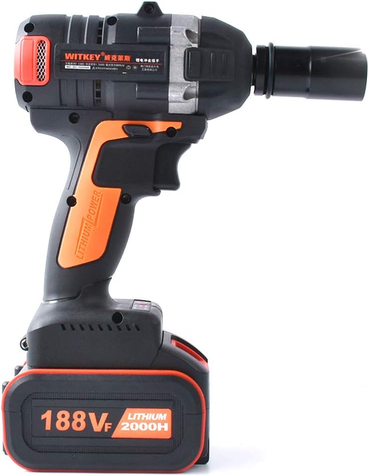 188VF Cordless Charging Mode Impact Wrench 20000 mAh Lithium Battery 300Nm Torque Positive and Negative Mode Continuously Variable Speed Demolition Installation