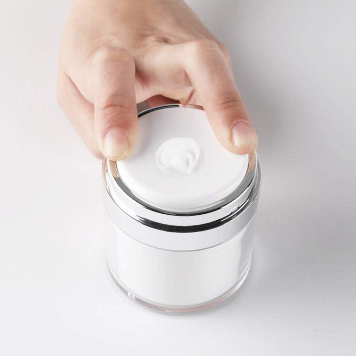 New Kleem Organics Empty Airless Cosmetic Container – The Best Airless Jar for Your Cosmetics (1.7 fl. oz) : Beauty