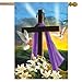 Briarwood Lane House Flag 40x28 For Outdoor Easter Sunrise Religious For Easter House Flag
