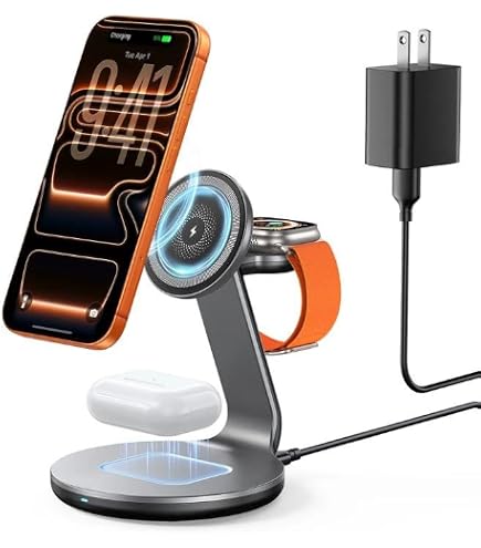 Amazon.com: HERRBOLAI 3 in 1 Charging Station Compatible with