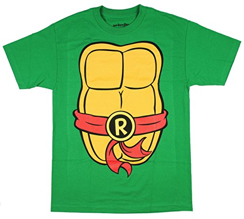 Splinter Tmnt Costumes - Teenage Mutant Ninja Turtles Adult Costume T-Shirt - Raph Red