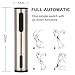 Lights Projector with Wine Opener, LiFu Electric Wine Bottle Opener Built-In Power Indicator with Wine Foil Cutter