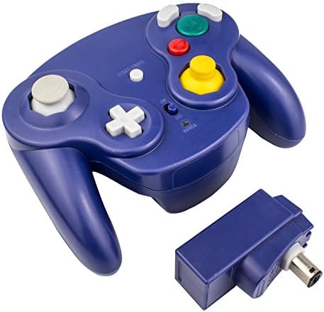 Exlene® Wireless Controller Gamepad For Nintendo Gamecube, (blue)