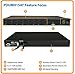 Tripp Lite Metered PDU with ATS, 15A, 8 Outlets (5-15R), 120V, 2 5-15P, 100-127V Input, 2 12 ft. Cords, 1U Rack-Mount Power, TAA, 2 Year Limited Warranty (PDUMH15AT)