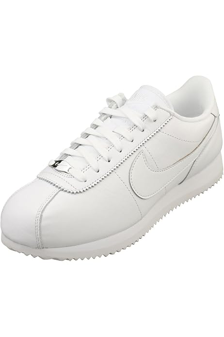 all white nike cortez junior