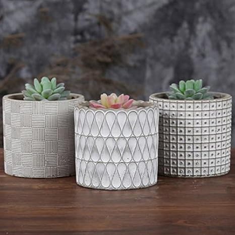 Buy Pinkdose 11x10 3cm Cylinder Concrete Planter Silicone Mold