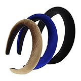 QtGirl 3 Pcs Womens Thick Padded Headbands 1