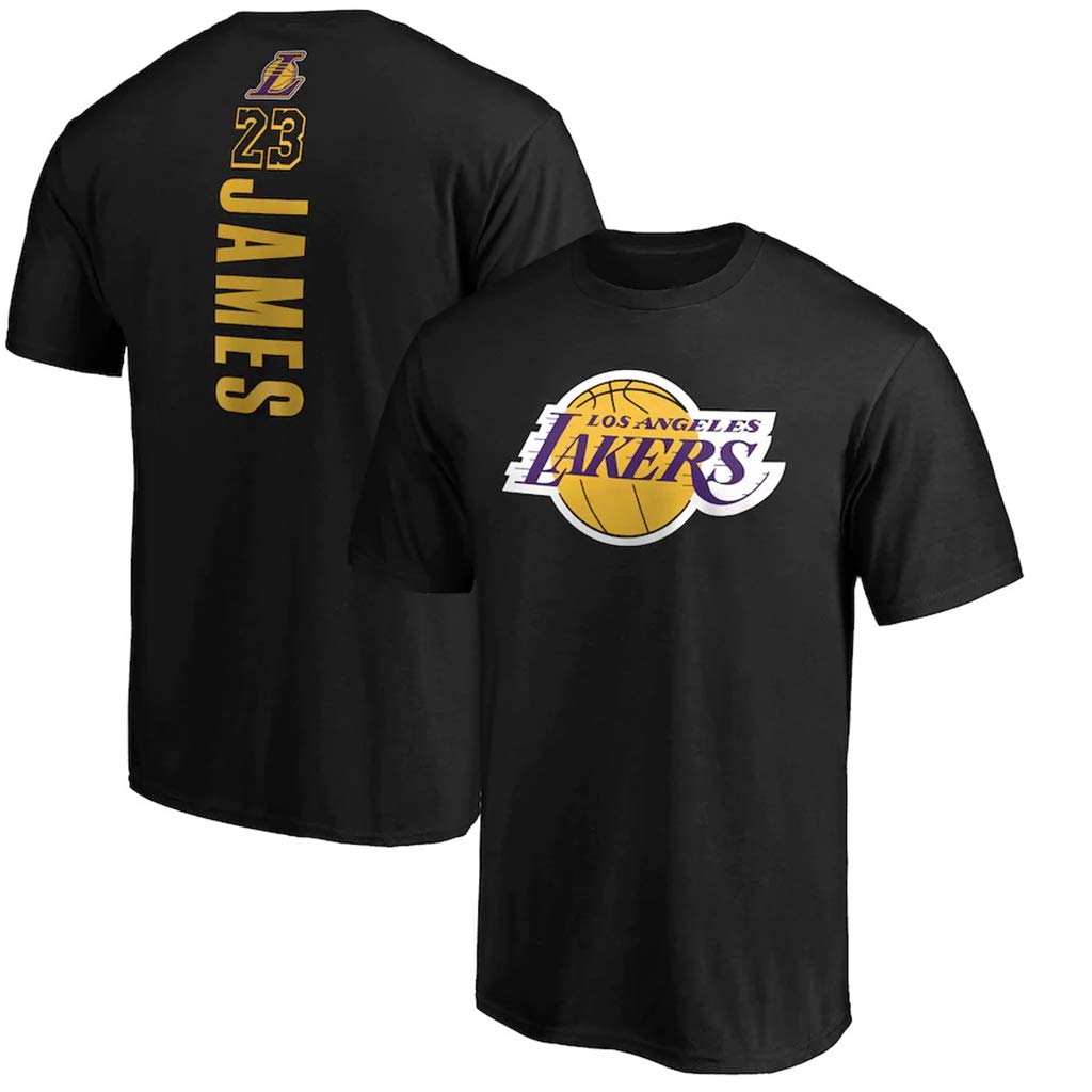 Disery Men's Jersey Los Angeles Lakers #23 Lebron James Basketball T-Shirt Jersey Men's Casual Running Quick-Drying T-Shirt Loose Short Sleeves