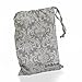 IntiMom Breastfeeding Nursing Cover, Wide for Full Coverage Up, Breathable 100% Cotton. Apron with Wide Strap and a Complimentary Pouch