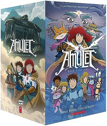 Amazon.com: Amulet #1-8 Box Set: 9781338328189: Kibuishi, Kazu
