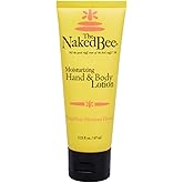 The Naked Bee Nourishing Body Lotion for All Skin Types (2.25 oz) Moisture Replenishing Lotion for Dry Skin with Orange Grapefruit Blossom Honey with Small Tube