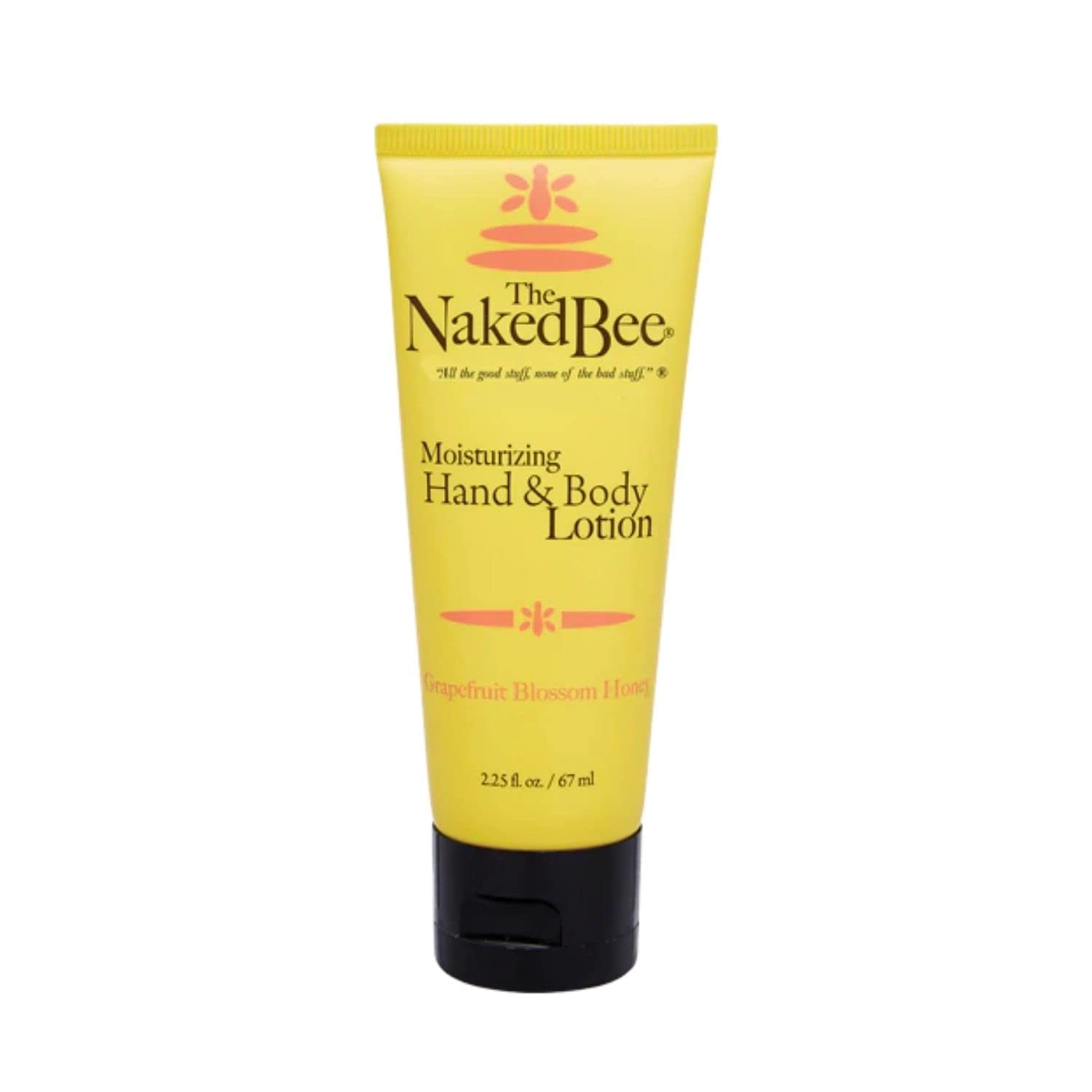 The Naked Bee Grapefruit Blossom Honey Hand & Body Lotion 2.25oz. Moisturising Skin Care. Hand & Body Lotion for Dry Skin. Body Skin Care & Hand Moisturiser. Hand Care & Body Care Moisturiser.