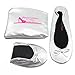 Foldable ballet Flats with EXPANDABLE TOTE Bag for Carrying High Heels Sizes 5 to 12 large SIZE shoes Portable Travel Fold up Shoes Prom Folding Shoes Ballet Comfortable